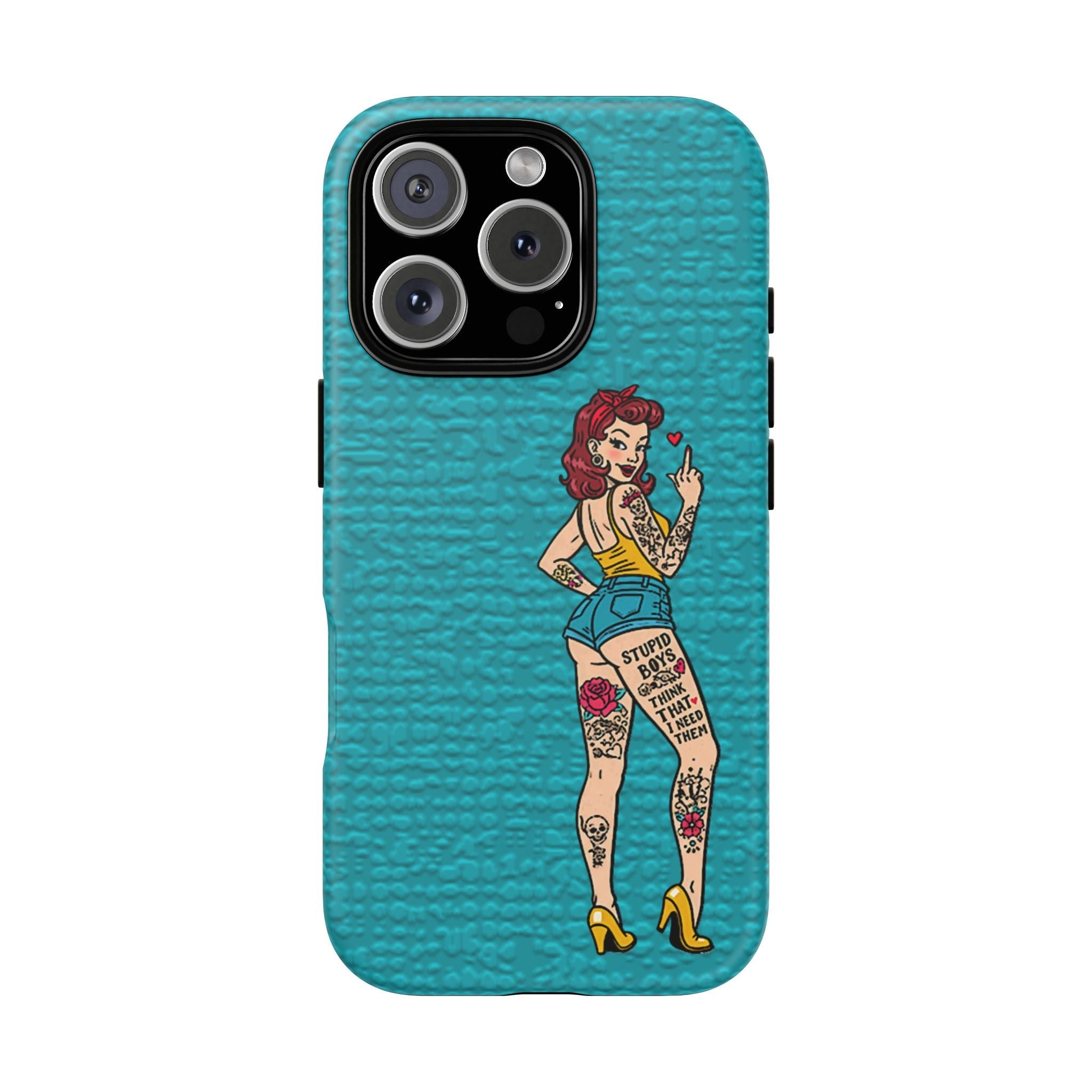 Stupid Boys Tough Phone Case