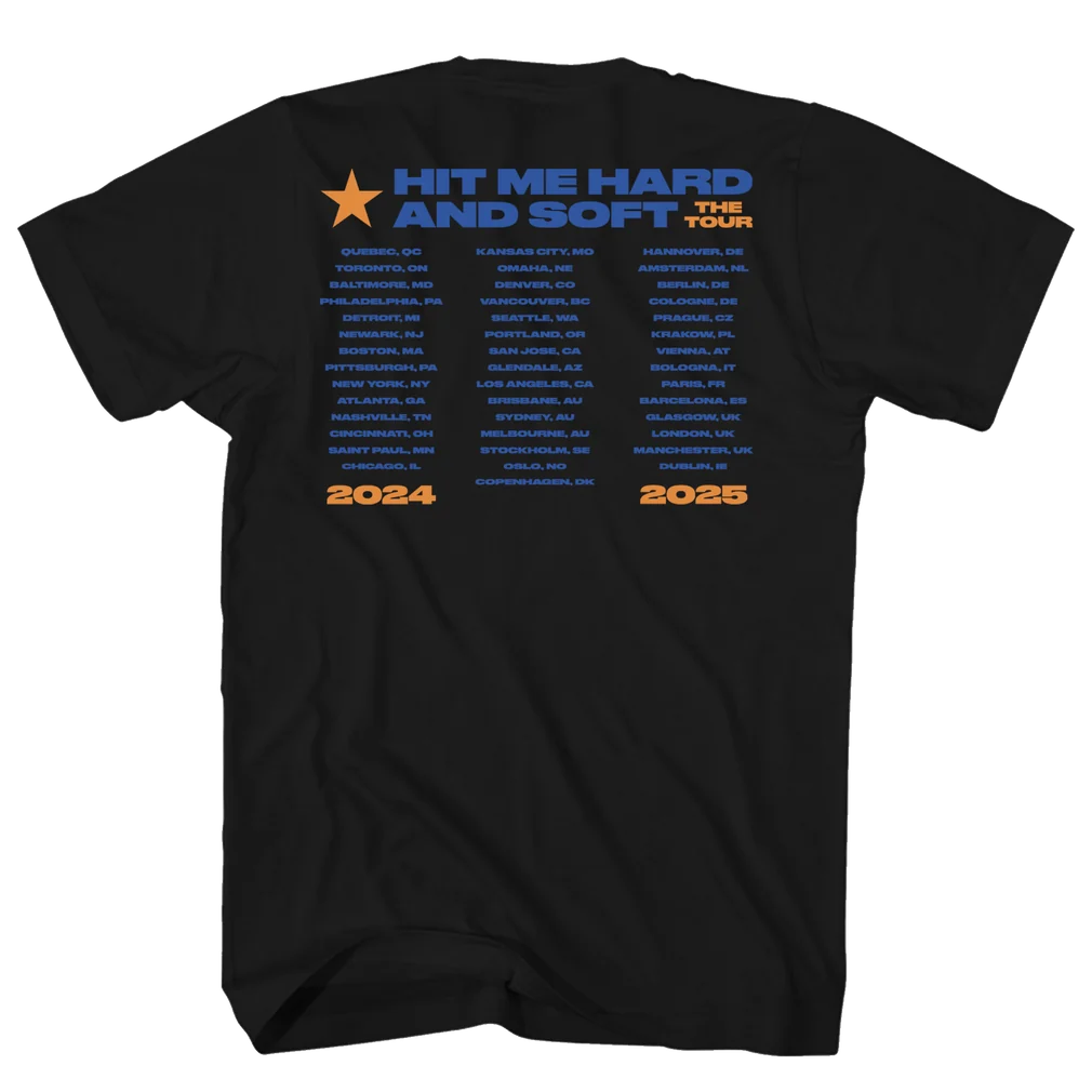 Billie Eilish Hit Me Hard and Soft Tour T-Shirt | Officially Licensed Billie Eilish Merchandise
