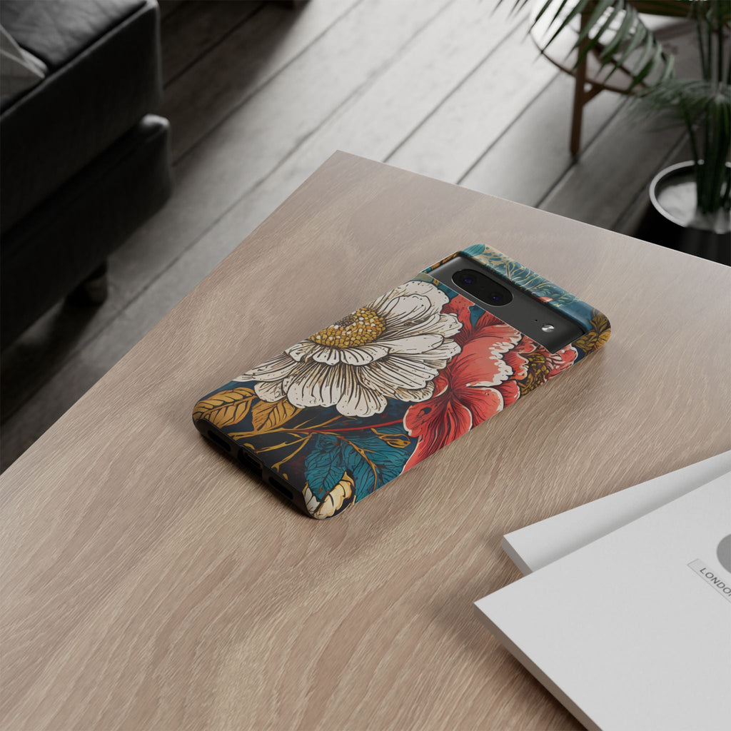 Artistic Floral Tough Phone Case