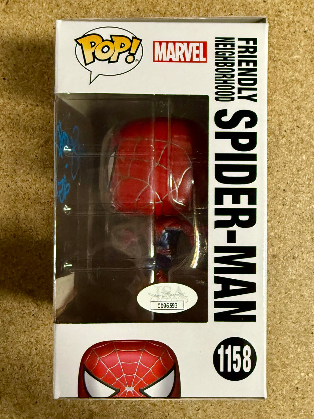 Josey Scott Of Saliva “Hero” Signed Metallic Spider-Man Funko Pop! #1158 Exclusive With JSA COA