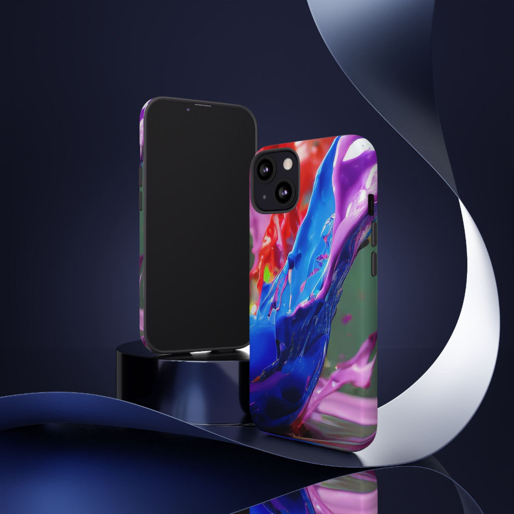 Vibrant Color Splash Tough Phone Case