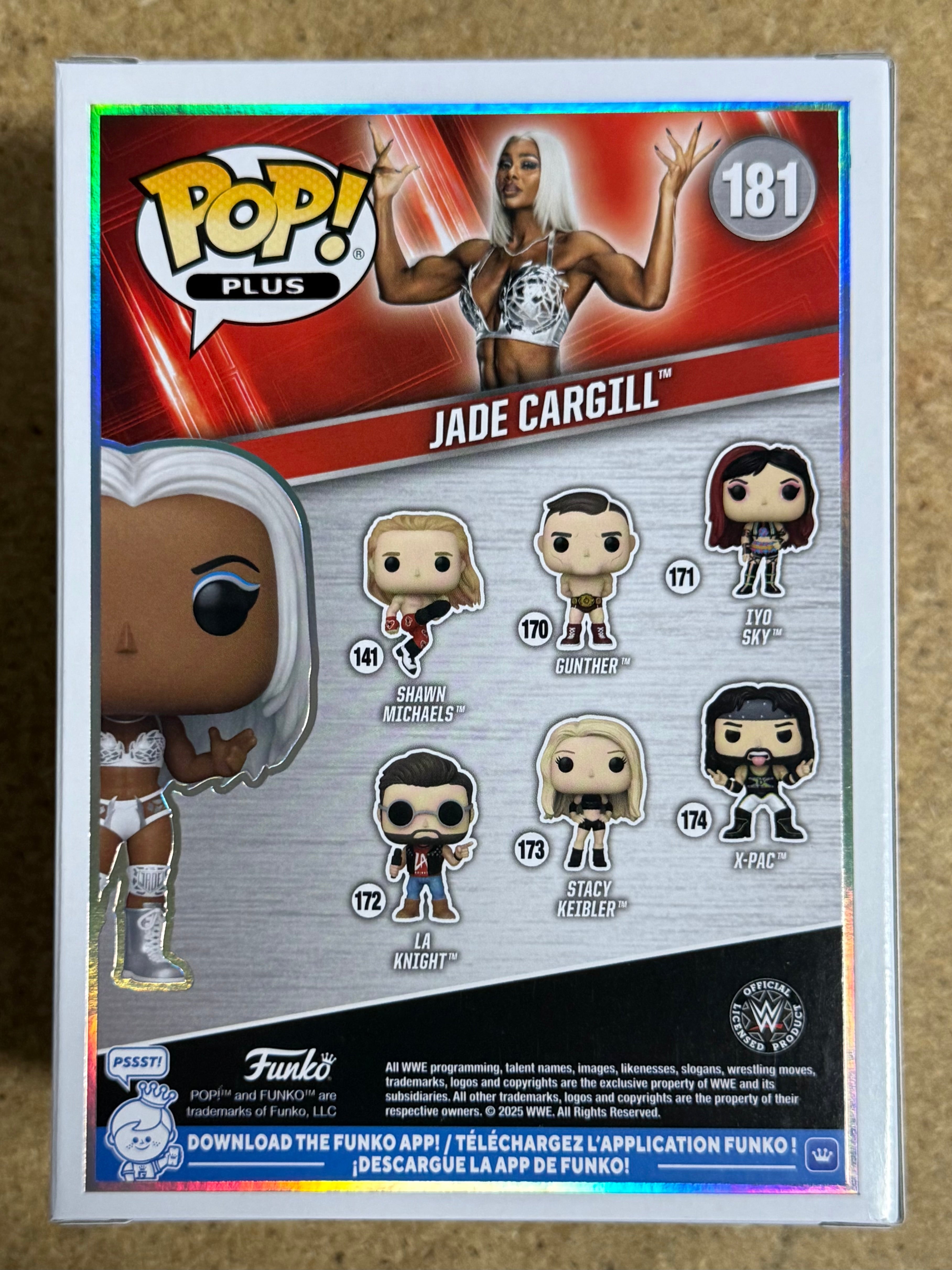 Funko Pop! Plus Metallic Jade Cargill #181 WWE Diva Women’s Wrestler 2025