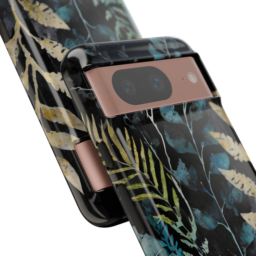 Dark Floral Tough Phone Case