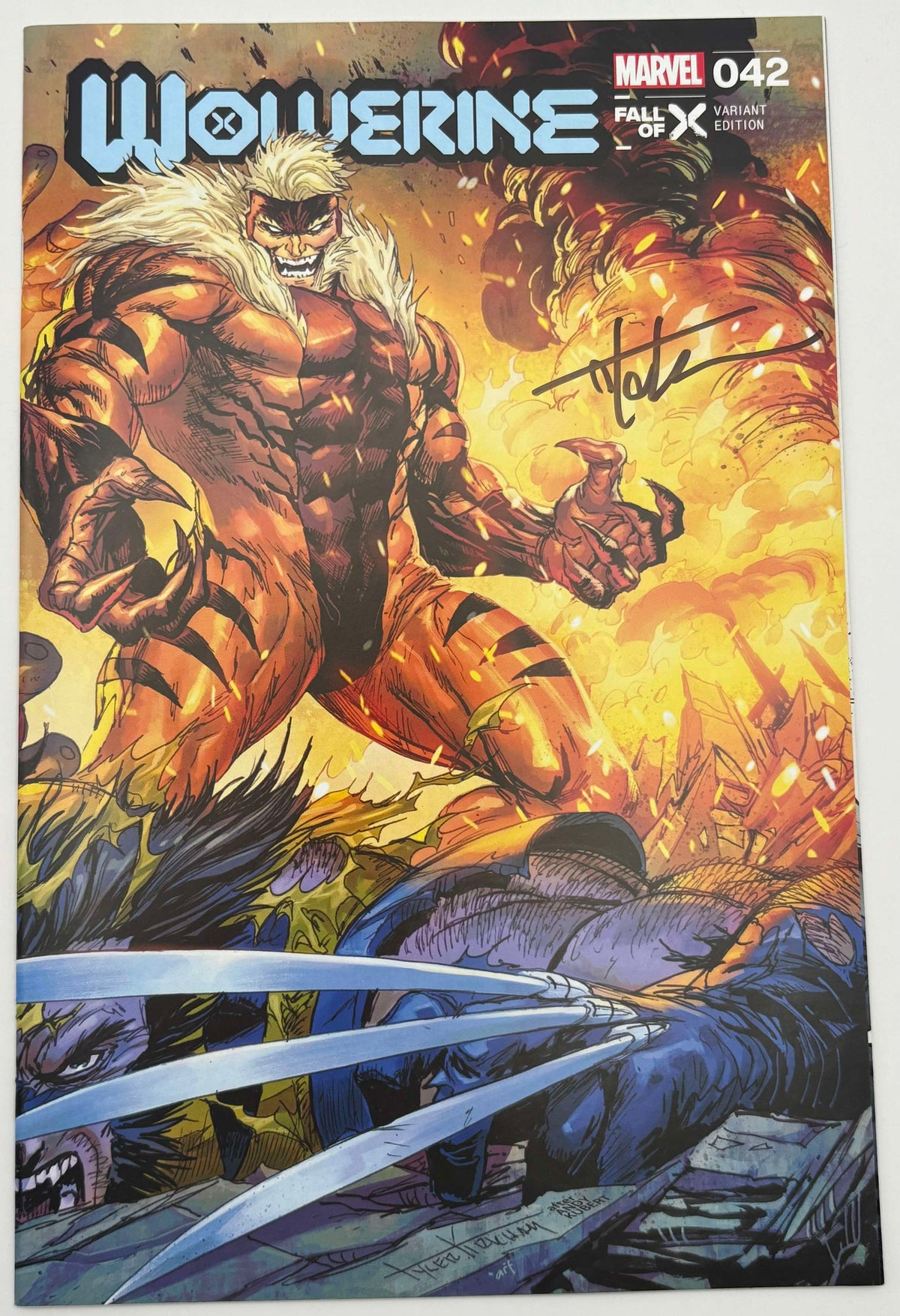 [Signed by Tyler Kirkham] WOLVERINE #42 UNKNOWN COMICS TYLER KIRKHAM EXCLUSIVE VAR [IN STOCK]