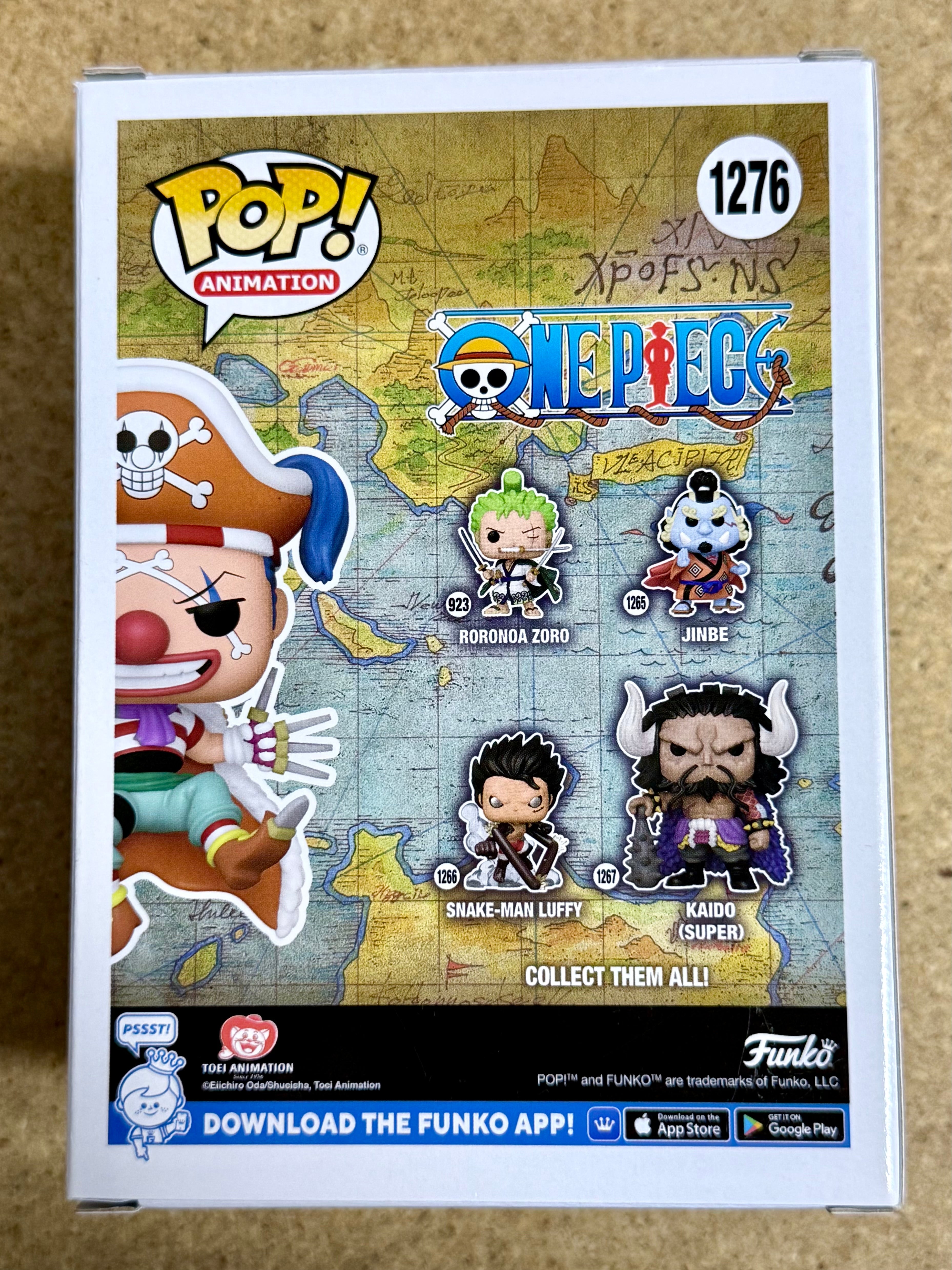 Funko Pop! Animation Captain Buggy The Clown #1276 One Piece 2022 HT Exclusive