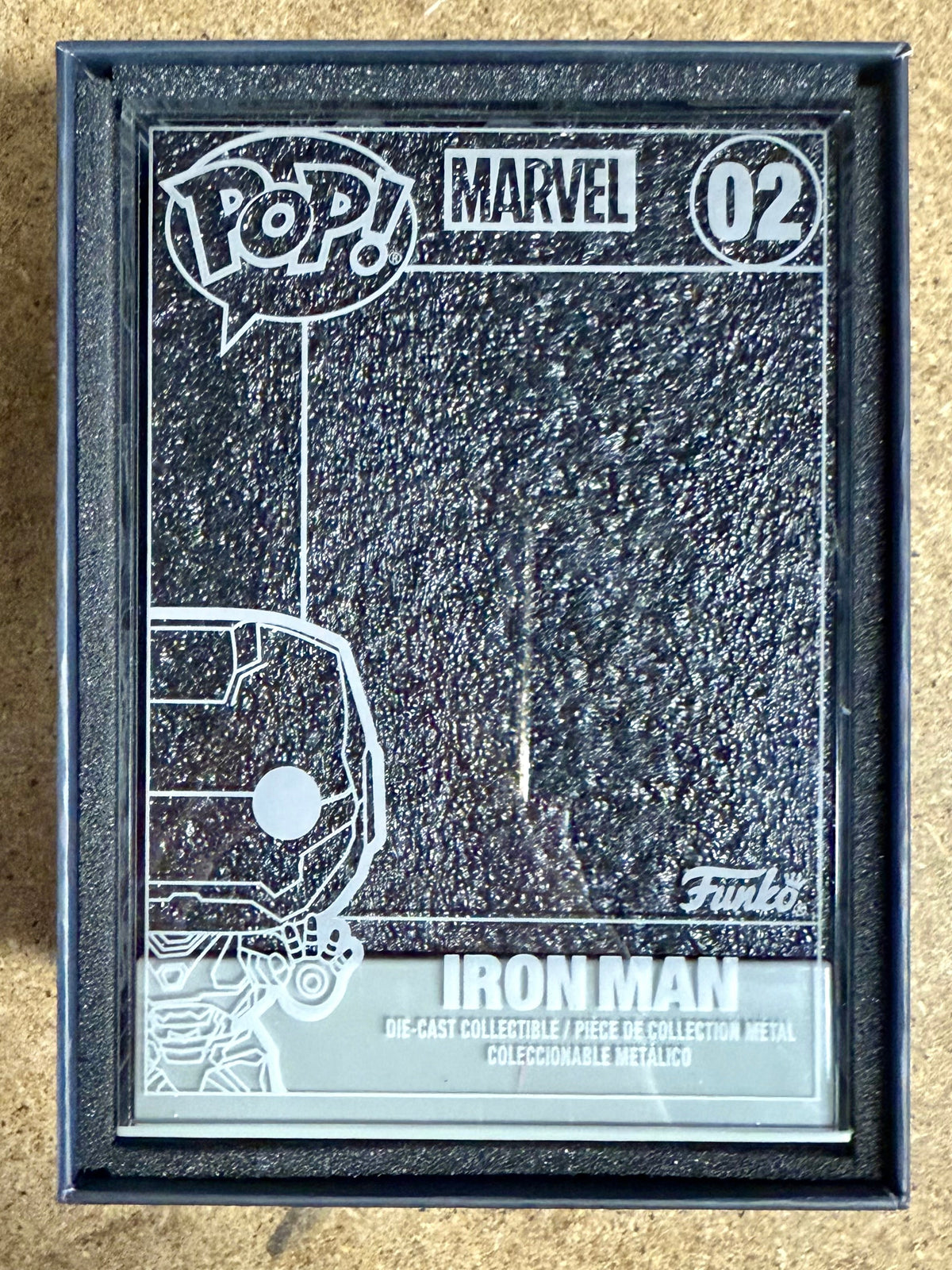 Funko Pop! Die-Cast Iron Man #02 Marvel MCU Avengers Funko Shop 2021 Exclusive