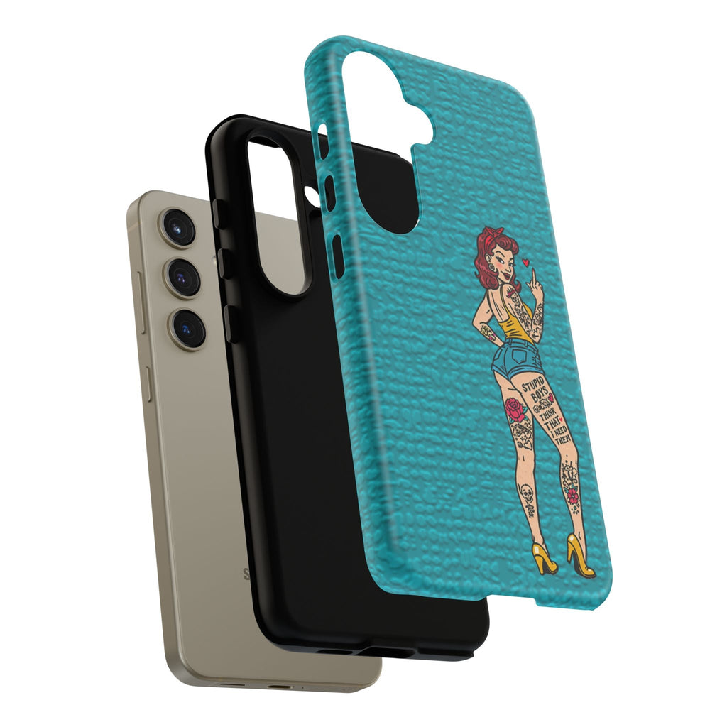Stupid Boys Tough Phone Case