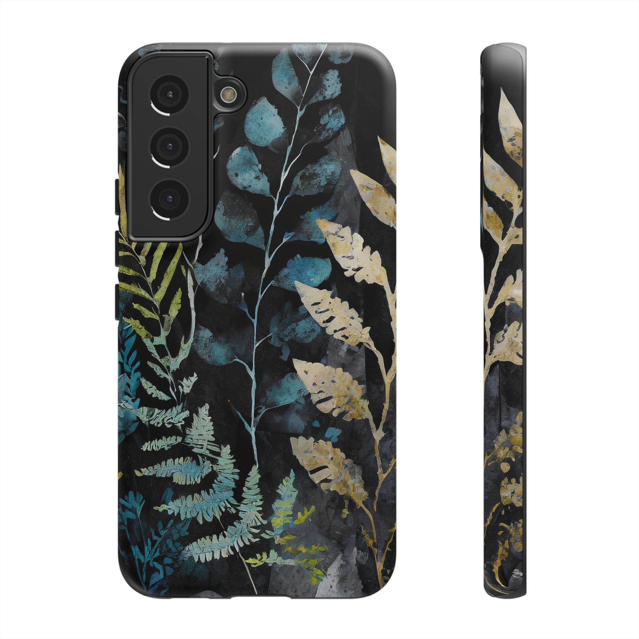 Dark Floral Tough Phone Case