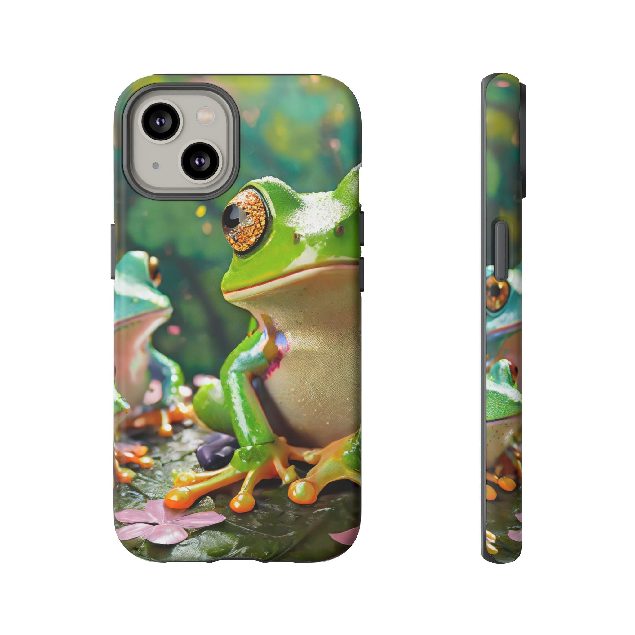 Someone Watching Colorful Frog Tough Phone Case
