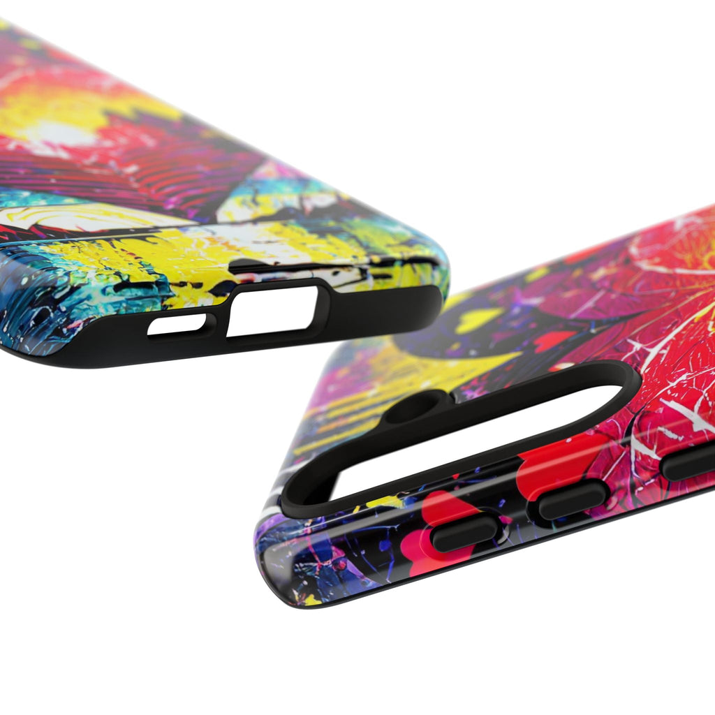 Vibrant Heart Sunset Tough Phone Case