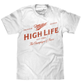 Miller High Life Beer T-Shirt - White