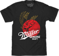 Miller Genuine Draft Eagle T-Shirt - Black
