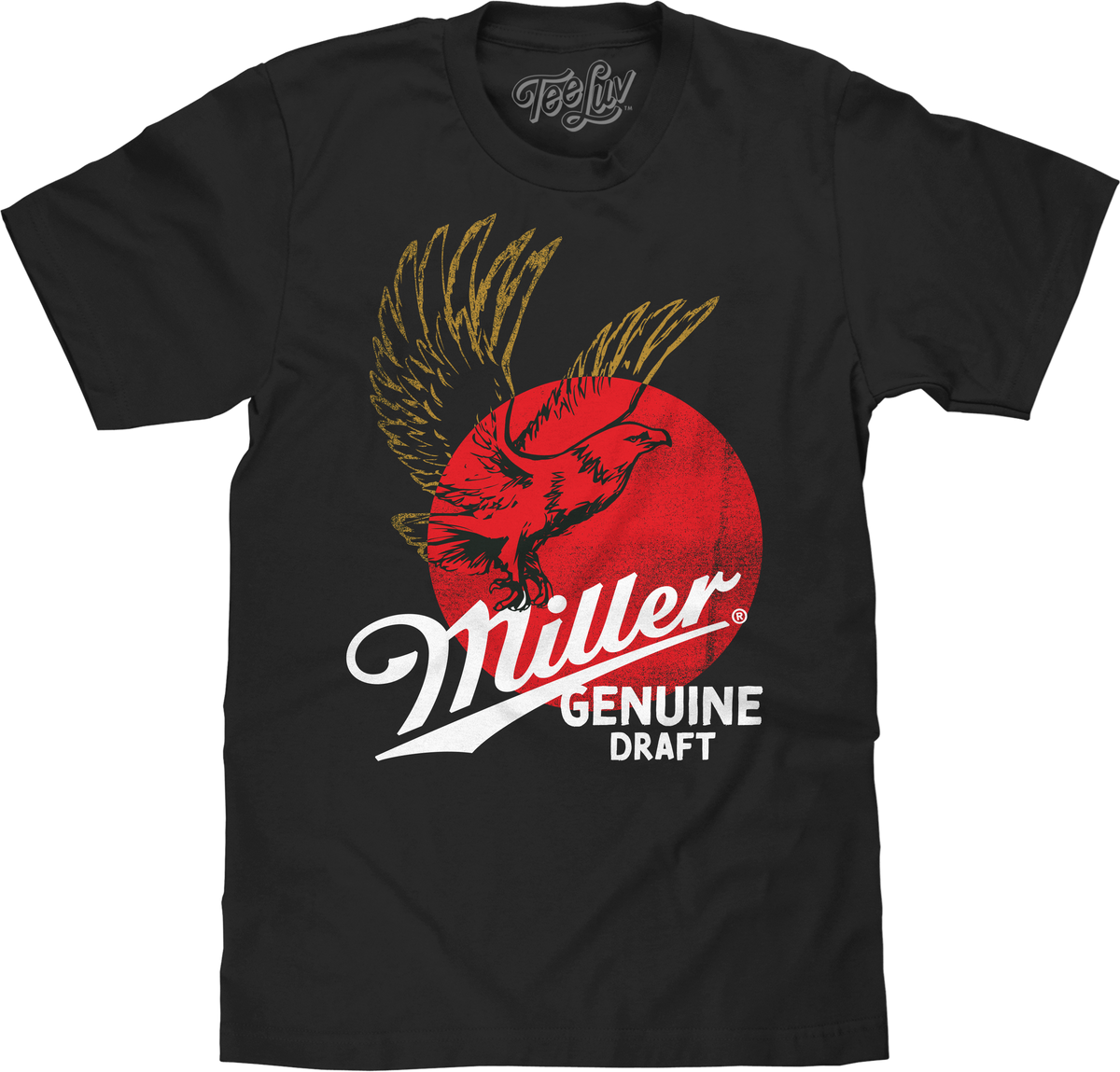 Miller Genuine Draft Eagle T-Shirt - Black