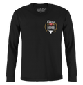 Coors Banquet Beer Rodeo Bull Double Sided Long Sleeve T-Shirt - Black