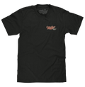 Miller High Life Girl in The Moon Beer Logo T-Shirt - Vintage Black