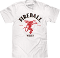 Fireball Whisky Dragon Logo T-Shirt - White