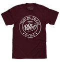 Dr Pepper Trust Me I'm A Dr Est 1885 Soda Pop Logo T-Shirt - Burgundy
