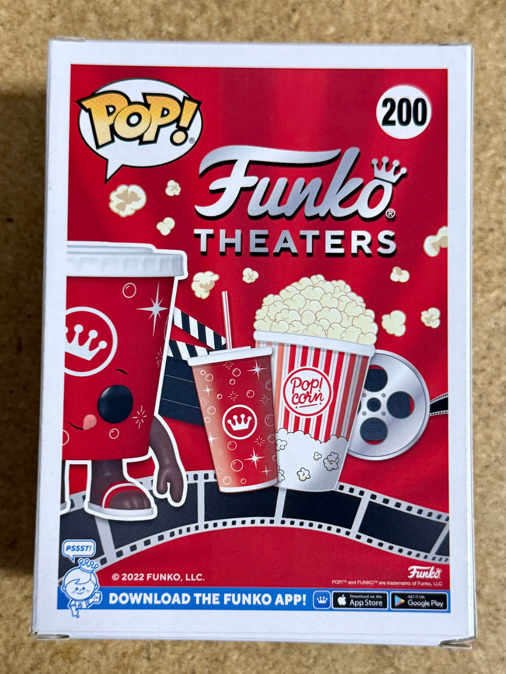 Pat McAfee - WWE - ESPN - NFL Signed Movie Theater Soda Cup Funko Pop! #200 With JSA COA