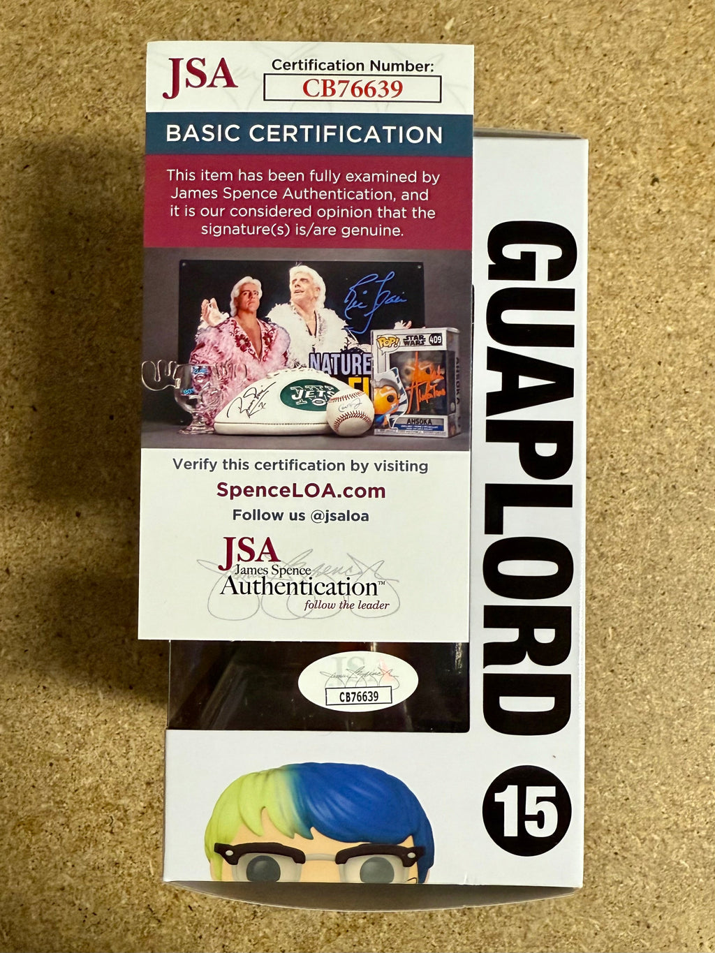 Pete Davidson Signed SNL Saturday Night Live Guaplord Funko Pop! #15 With JSA COA