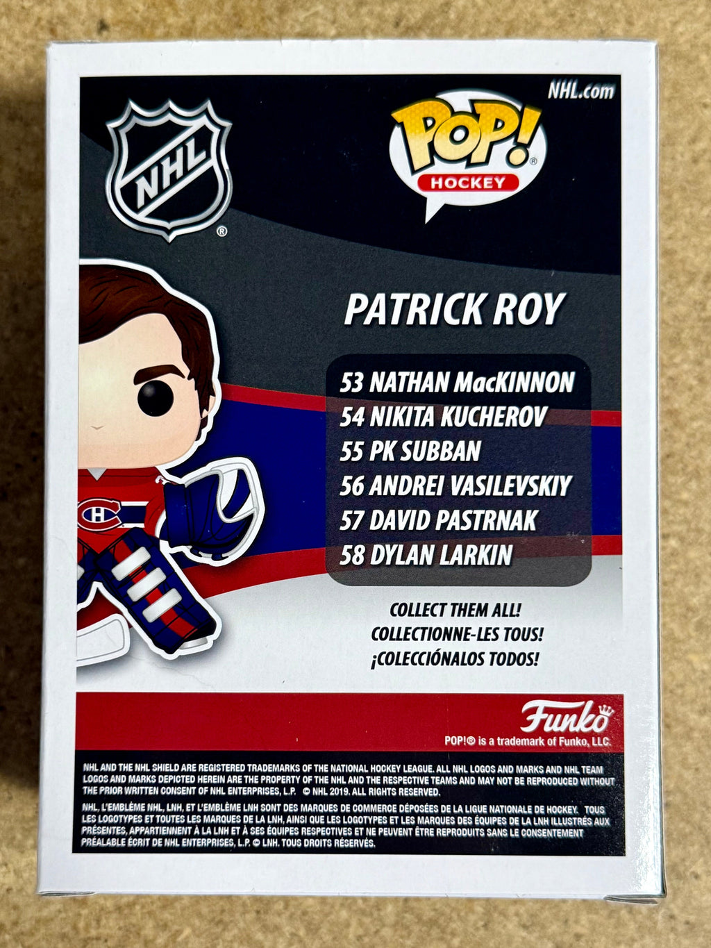 Patrick Roy Signed NHL Montreal Canadiens Funko Pop! Exclusive #48 With JSA COA