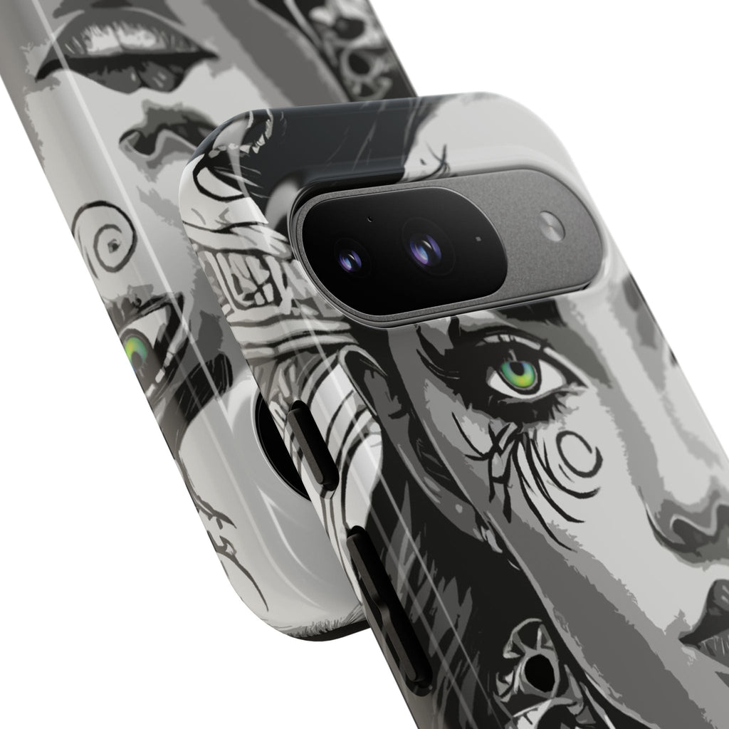 Green Eyed Devilish Beauty Tough Phone Case