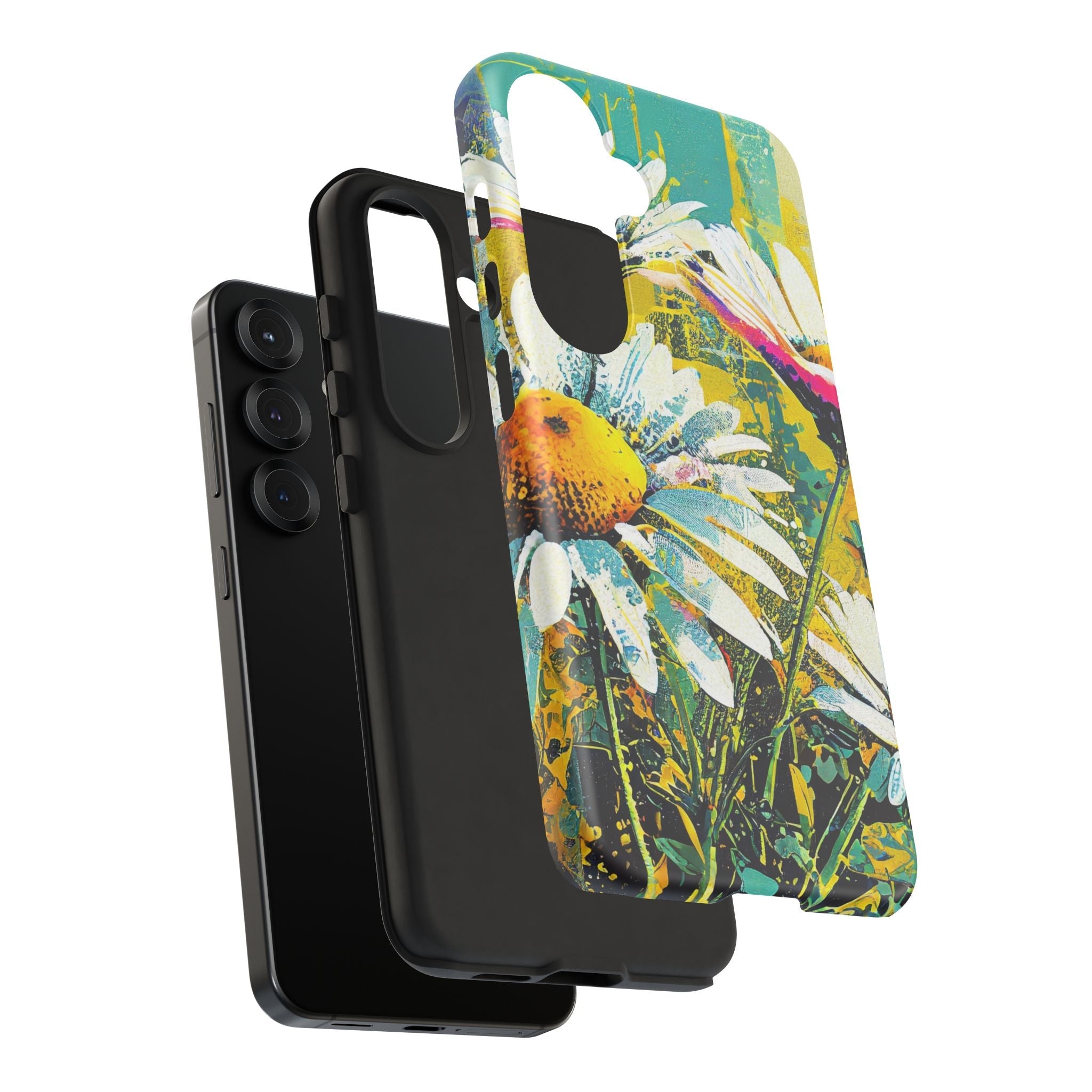 Colorful Daisy Floral Tough Phone Case