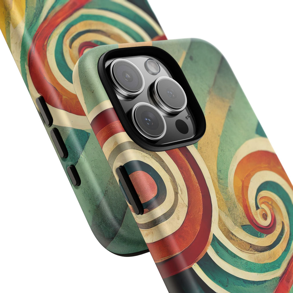 Colorful Swirl Tough Phone Case