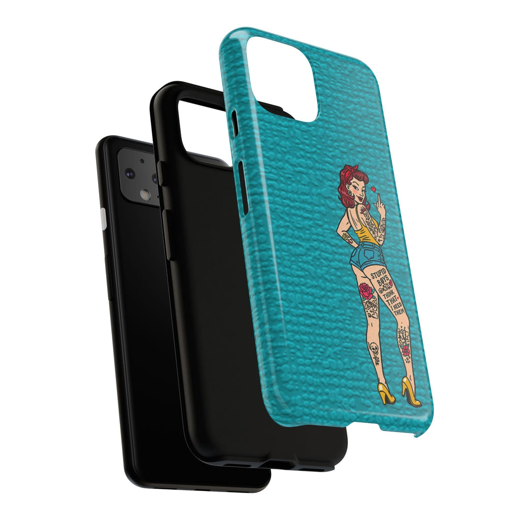 Stupid Boys Tough Phone Case