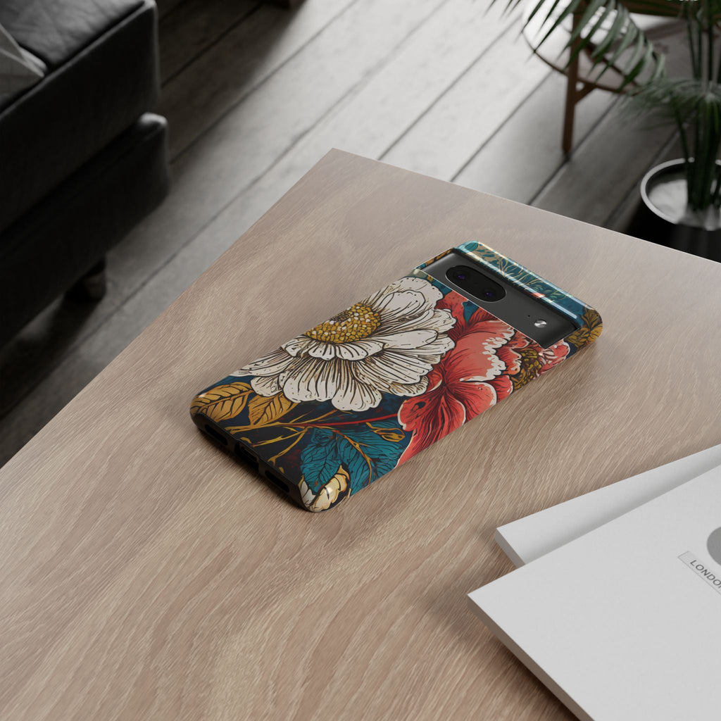 Artistic Floral Tough Phone Case