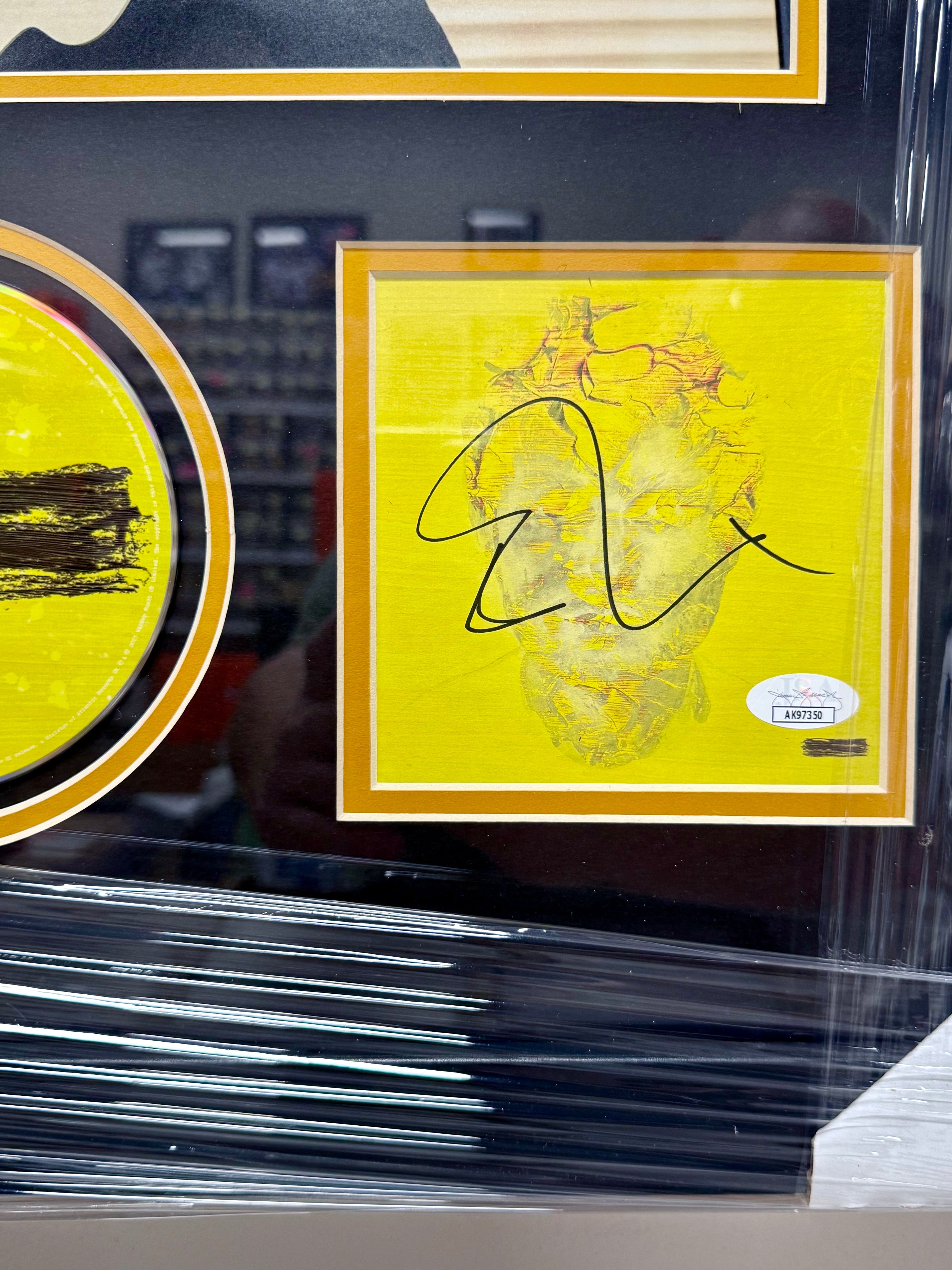 Ed Sheeran Signed Album “Subtract” Custom Framed CD Booklet With JSA COA