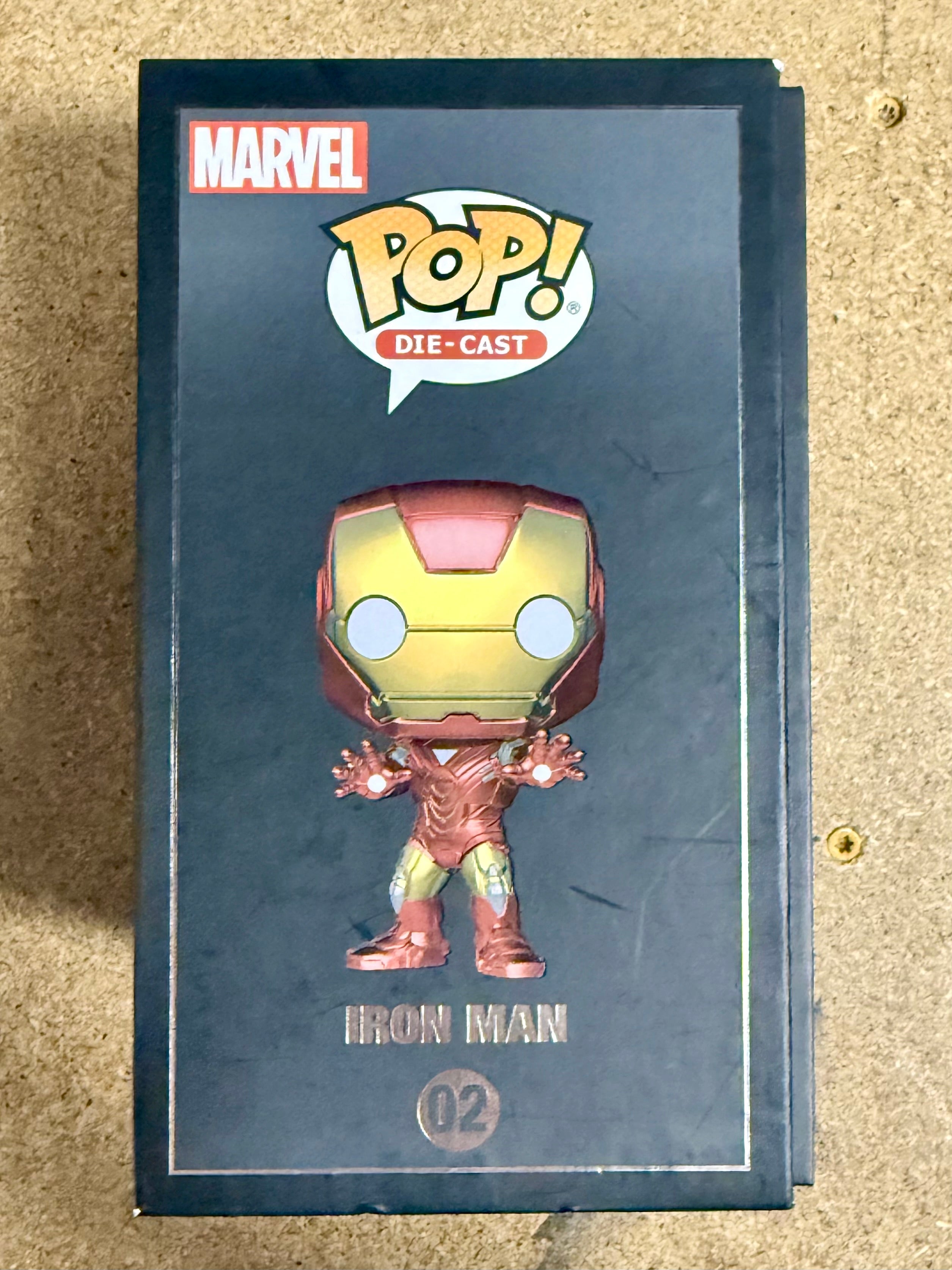 Funko Pop! Die-Cast Iron Man #02 Marvel MCU Avengers Funko Shop 2021 Exclusive