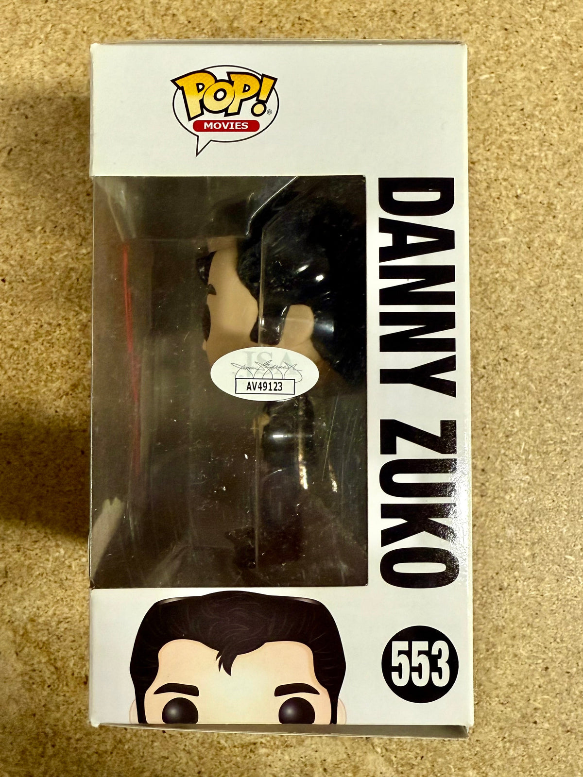 John Travolta Signed Danny Zuko Grease Vaulted Funko Pop! #553 With JSA COA