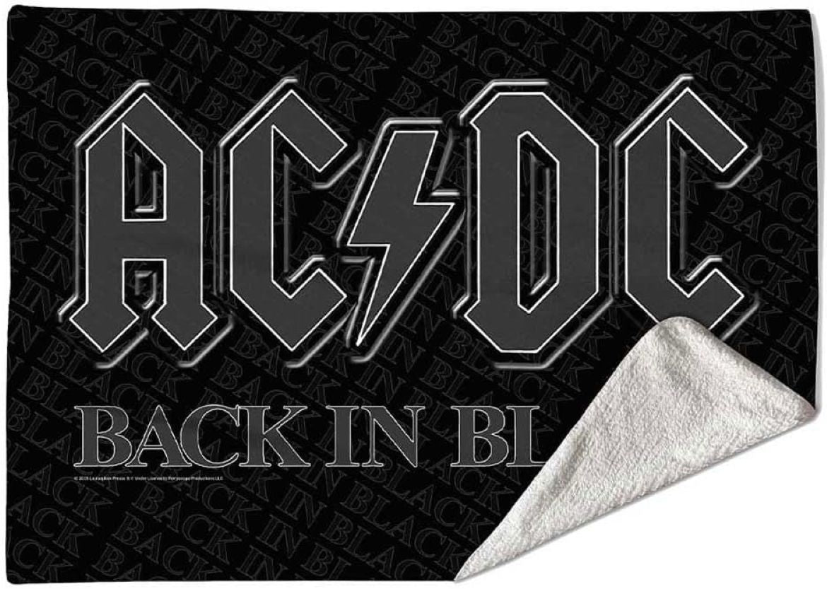 AC/DC - Back in Black Sherpa Fleece Blanket 50" x 60"