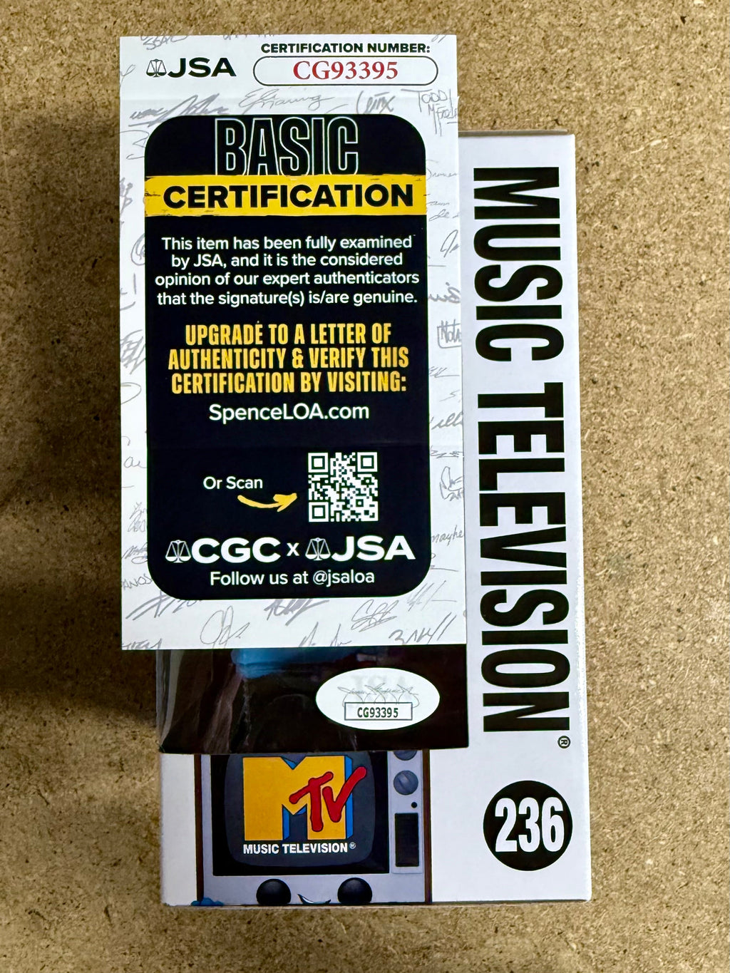 Stunt Man Steve-O From Jackass Signed 2024 MTV Funko Pop #236 With JSA COA