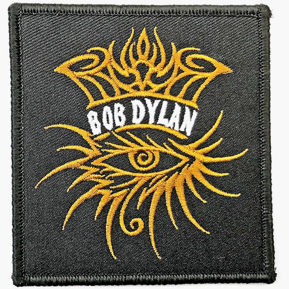 Bob Dylan Eye Icon - Woven Iron On Patch