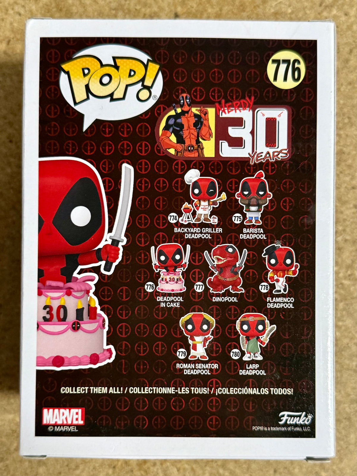 TJ Miller “Weasel” Signed Metallic Deadpool In Cake Funko Pop #776 Exclusive With JSA COA