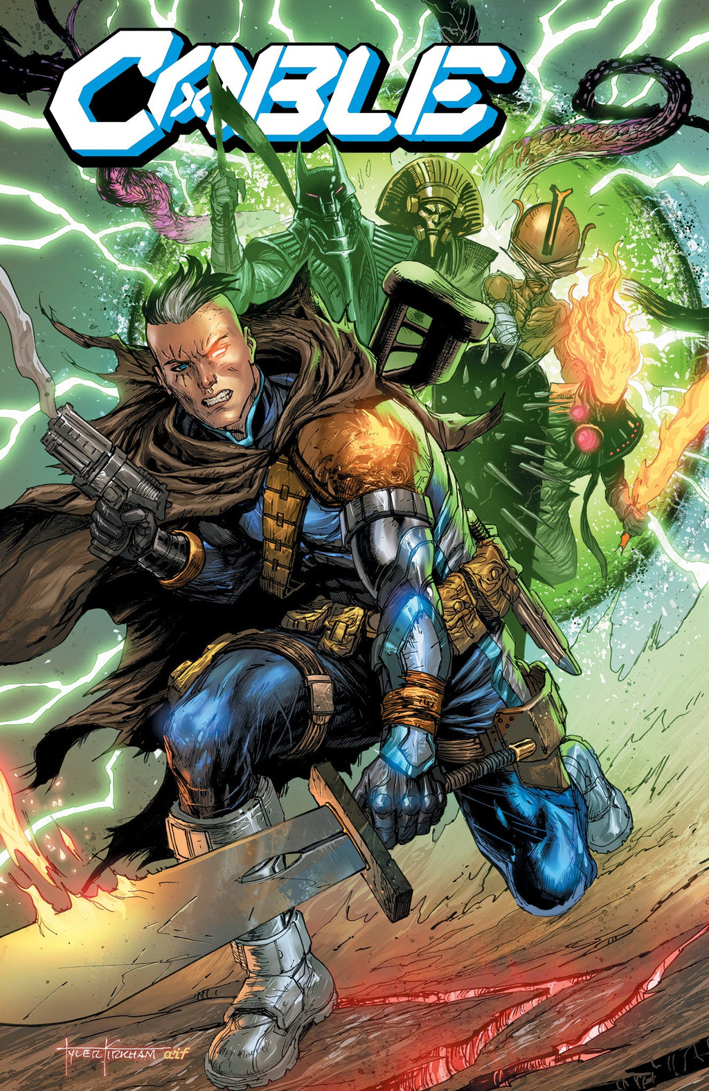 [Signed by Lawerence Bayne] Cable #5 Unknown Comics Tyler Kirkham Exclusive Var [IN STOCK]