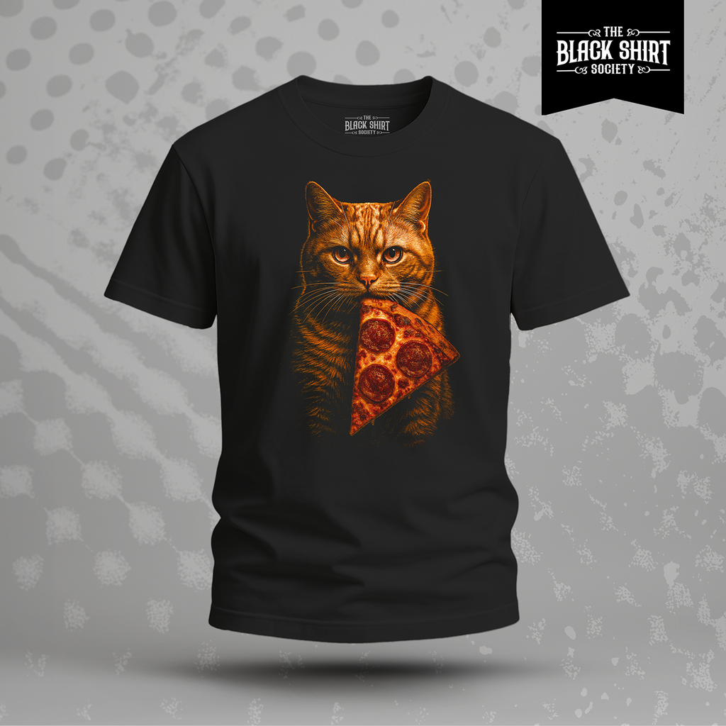 Pizza Cat T-Shirt, Funny Cat Lover Shirt