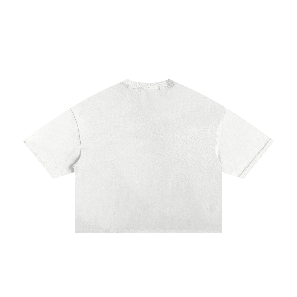 Kirby Vintage Streetwear Shirt Y2K Frayed Boxy Tee White Pink Cotton 250 GSM Distressed All Over