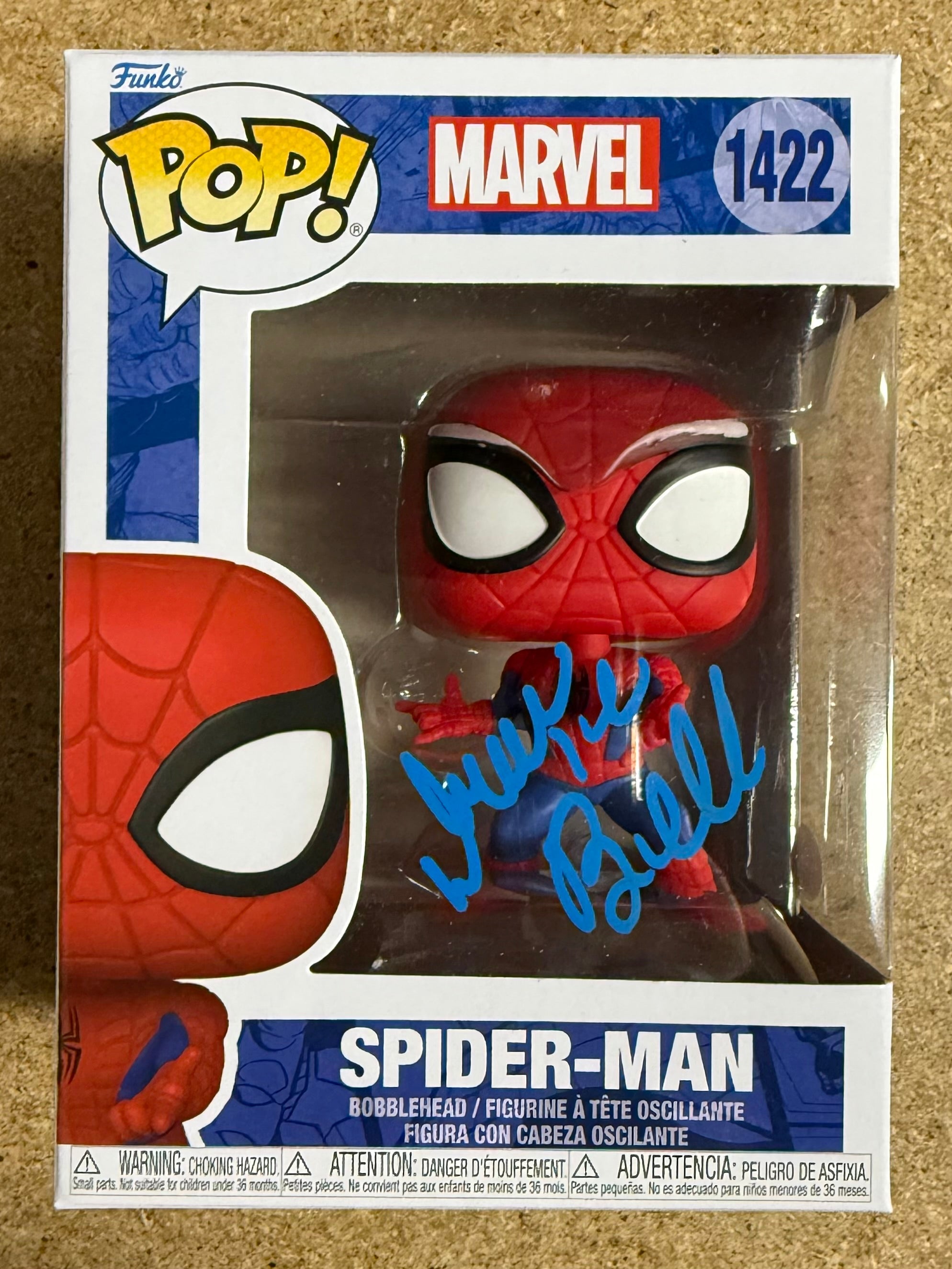 Drake Bell Signed Marvel Comics Spider-Man Funko Pop! #1422 With JSA COA