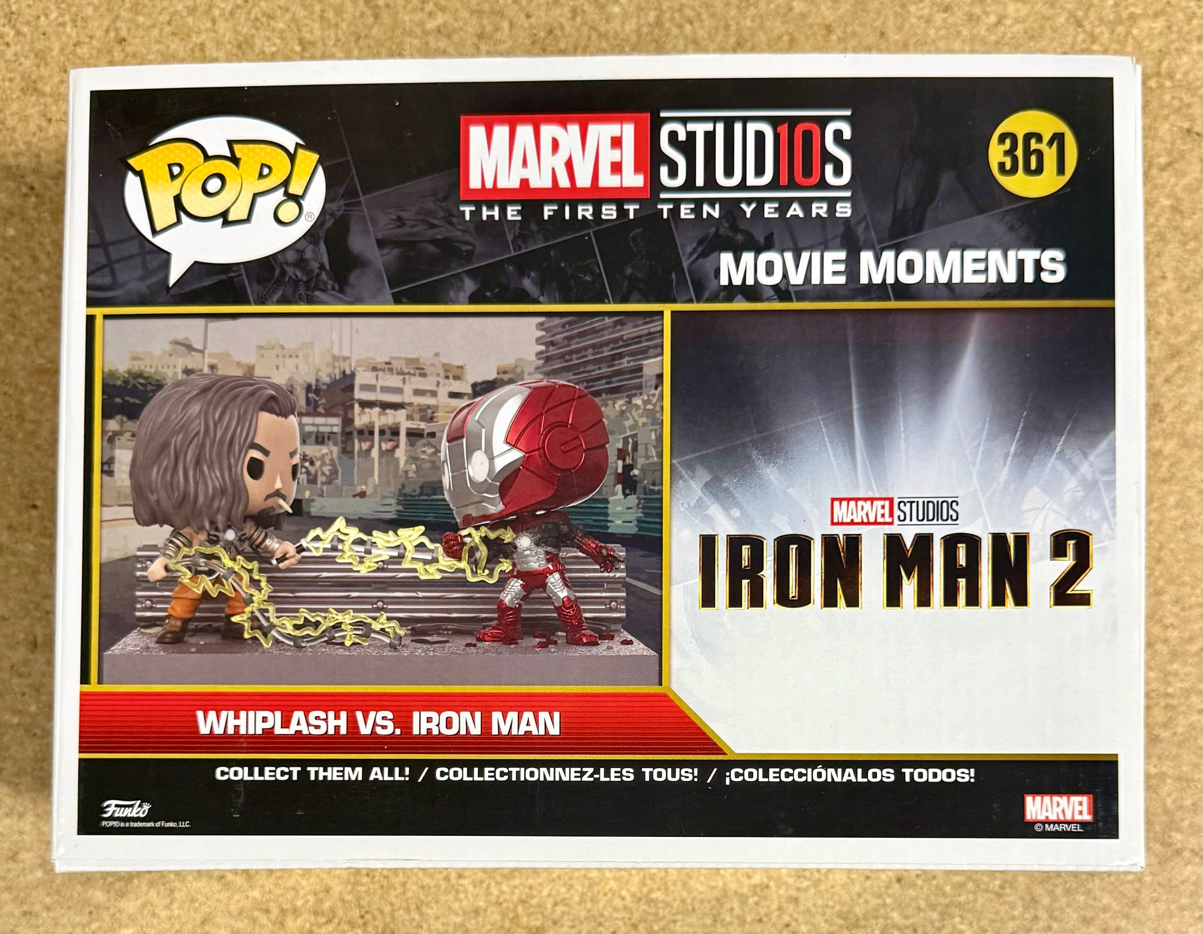 Funko Pop! Movie Moments Whiplash Vs. Iron Man #361 Marvel Studios First 10 Years