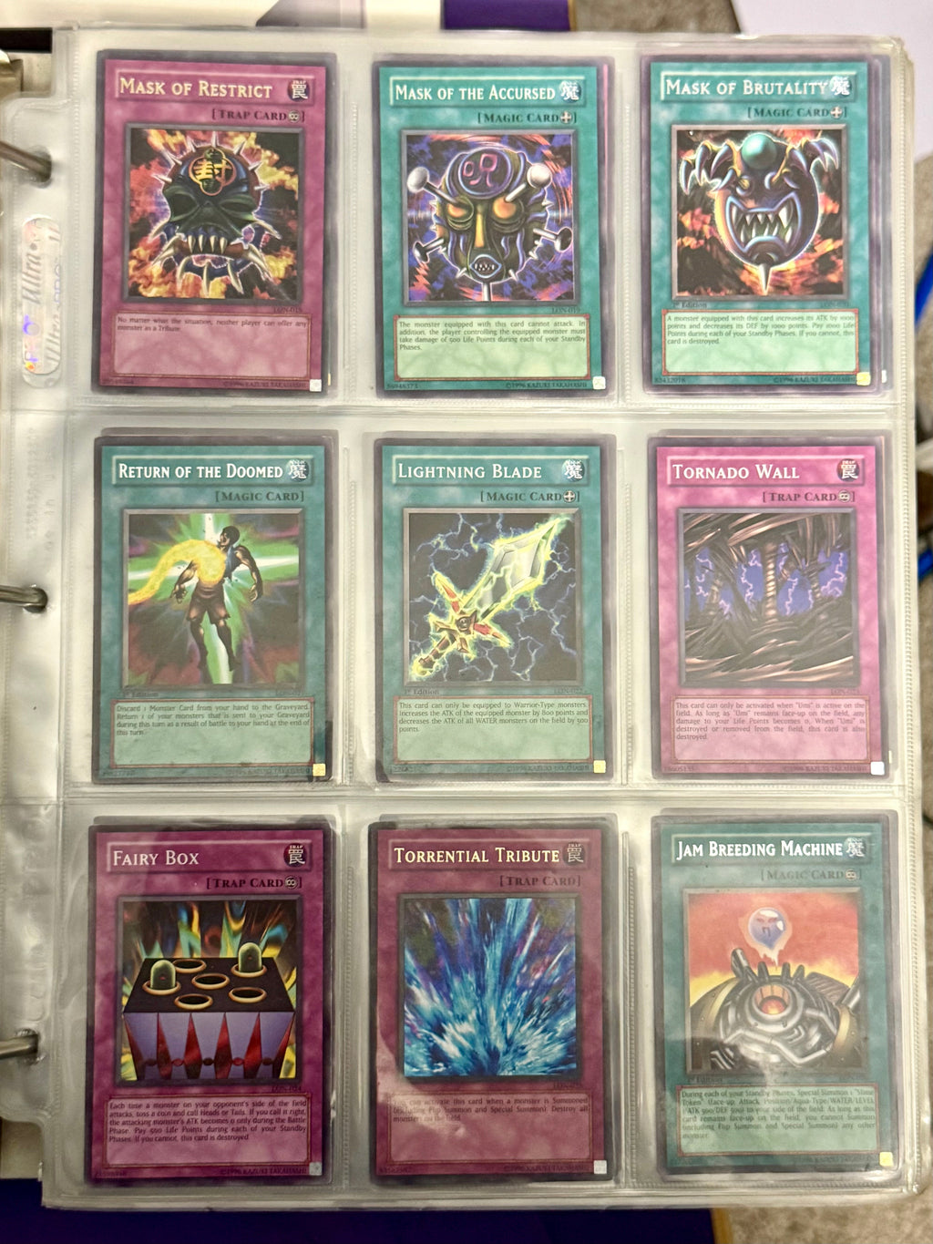 Yu-Gi-Oh! Labyrinth of Nightmare Complete Set LON 000-104 Magic Cylinder