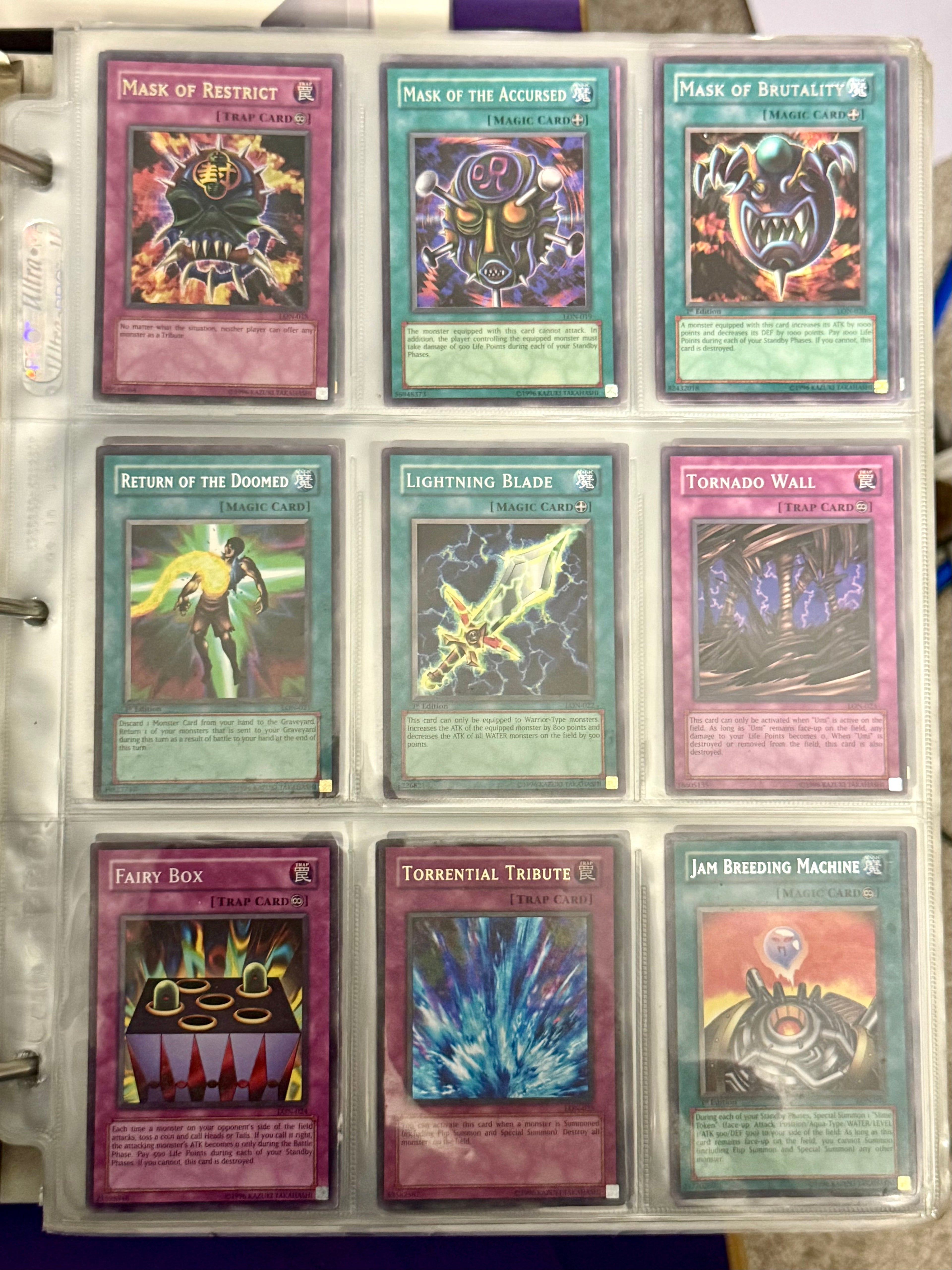 Yu-Gi-Oh! Labyrinth of Nightmare Complete Set LON 000-104 Magic Cylinder