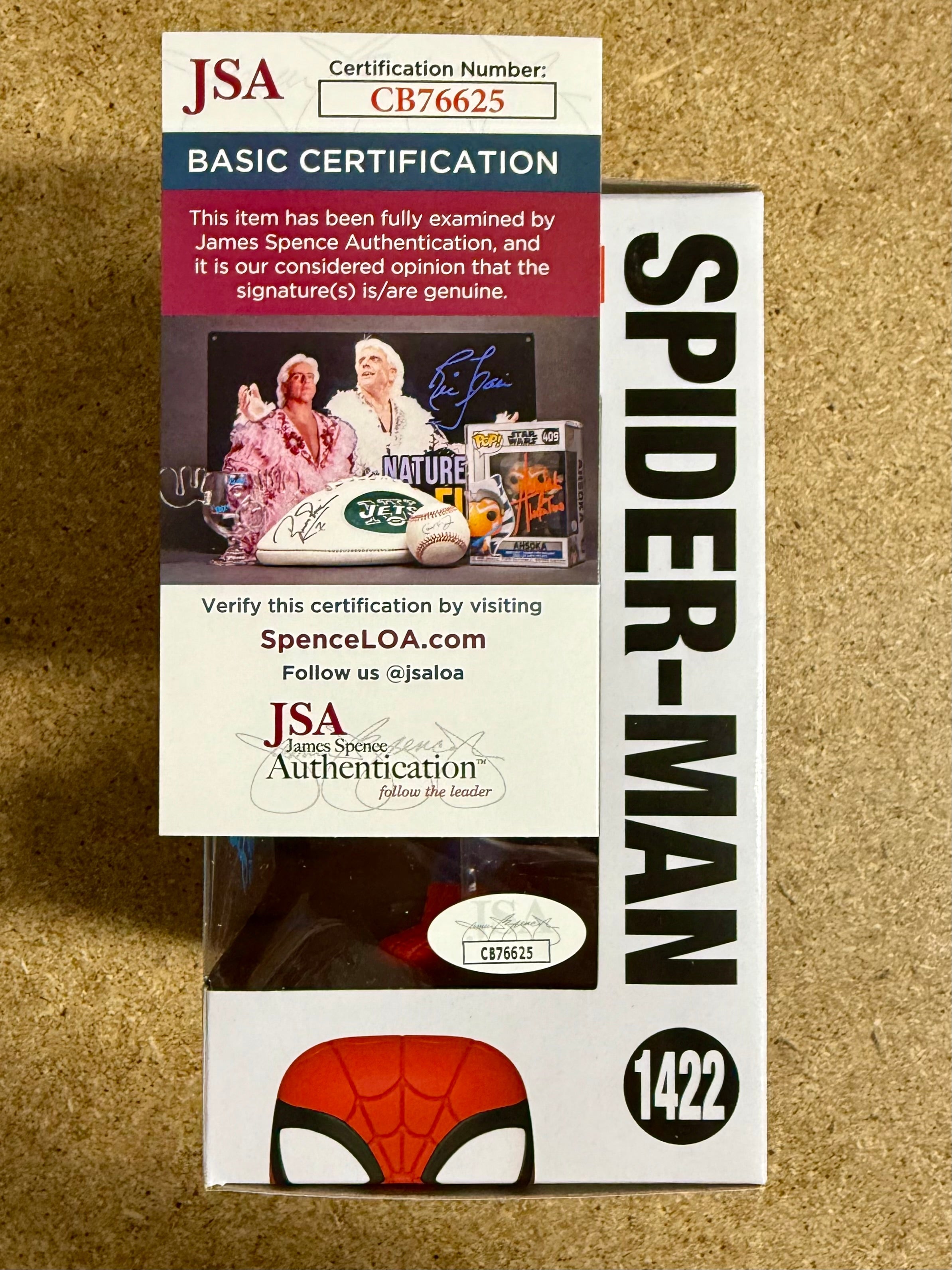 Drake Bell Signed Marvel Comics Spider-Man Funko Pop! #1422 With JSA COA