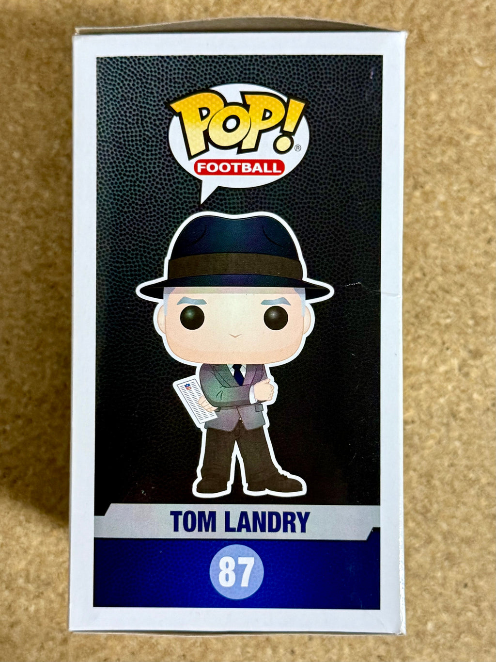 Funko Pop! Football Tom Landry #87 NFL Dallas Cowboys Coach 2017 How Bout Them