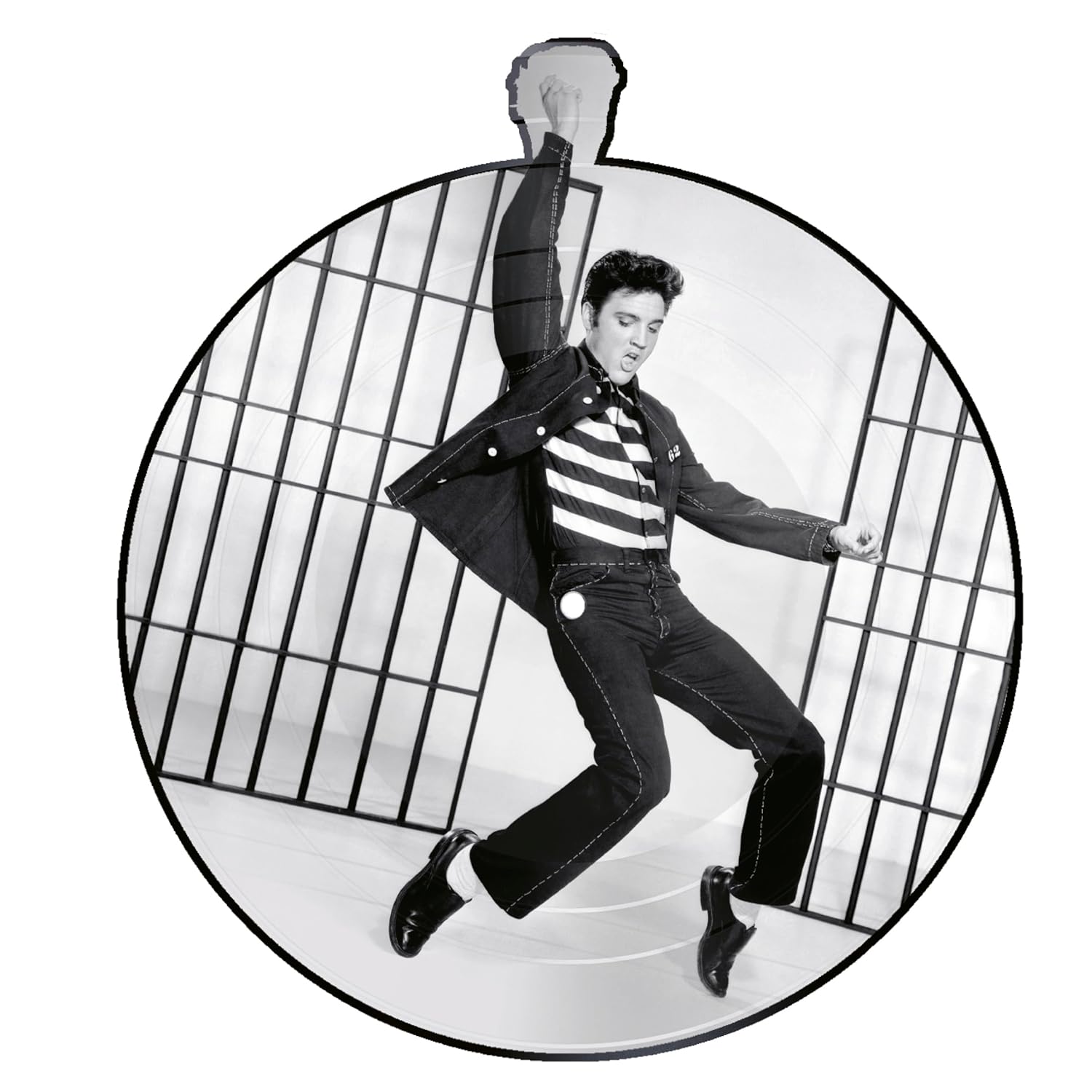 Elvis Presley - Jailhouse Rock Vinyl Shaped Picture Disc
