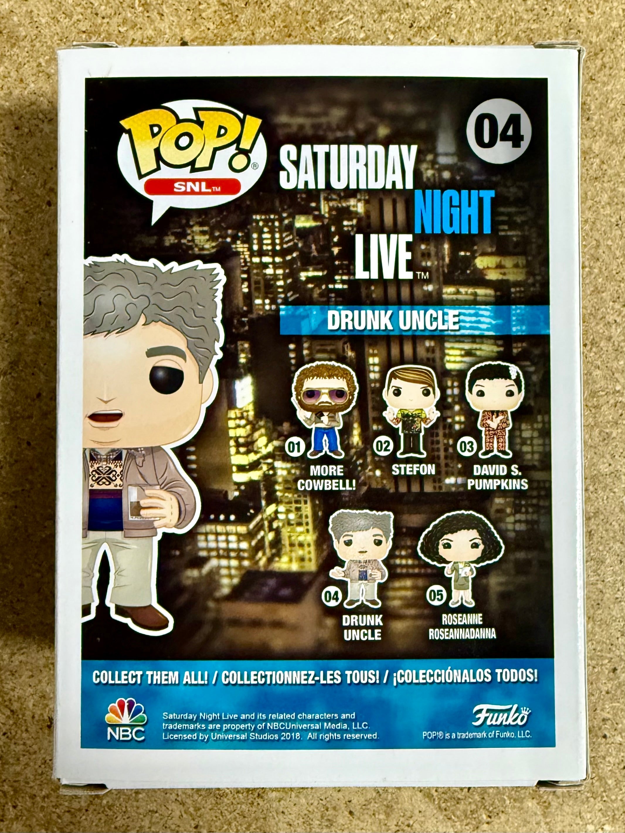 Bobby Moynihan Signed SNL Saturday Night Live Drunk Uncle Funko Pop! #04 JSA COA