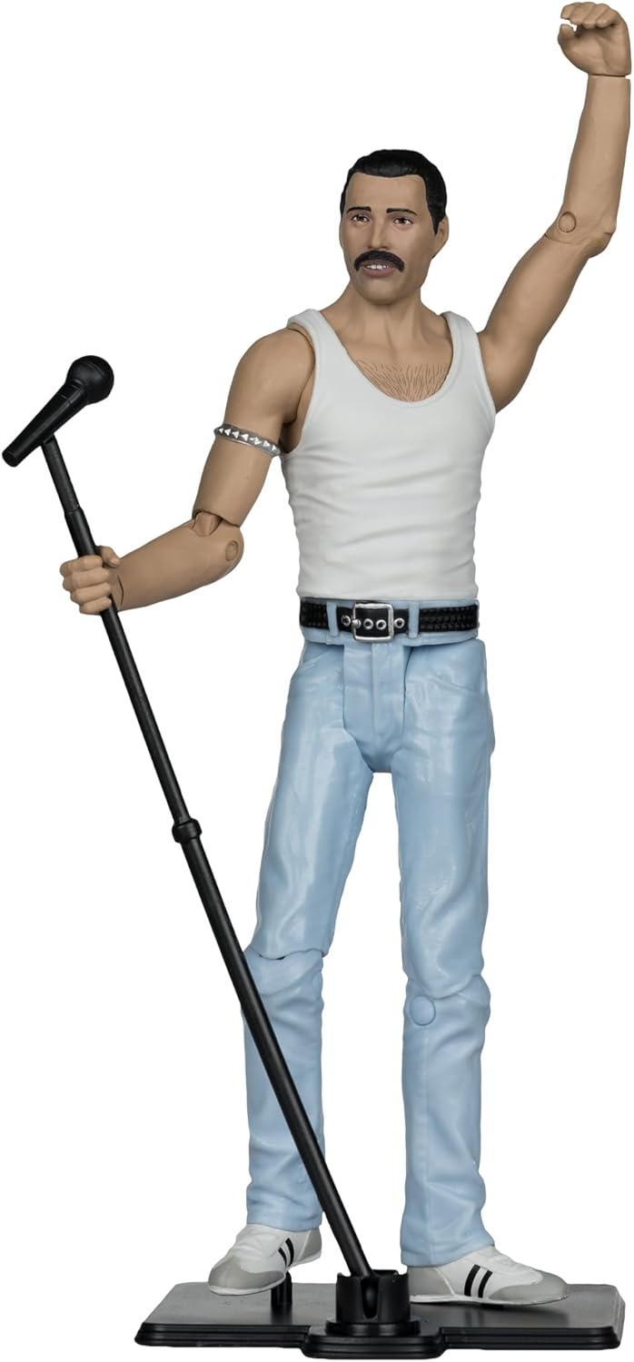 McFarlane Music Maniacs Queen Freddie Mercury Action Figure Limited Edition