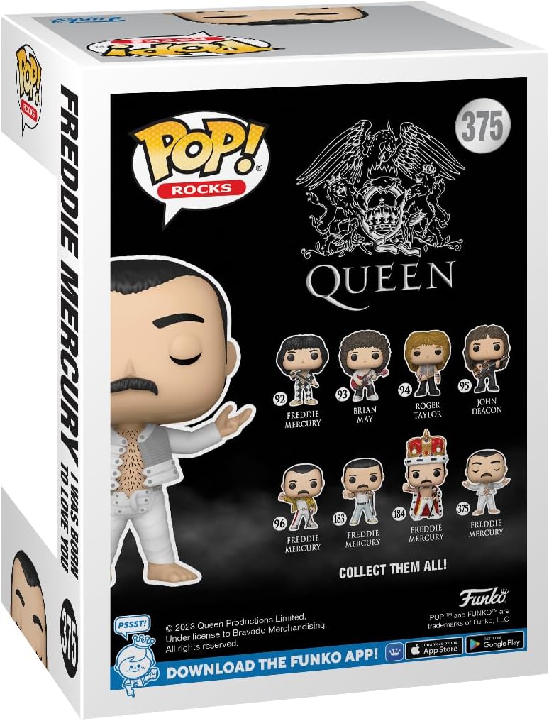 Funko Pop Rocks - Queen Freddie Mercury I Was Born to Love You
