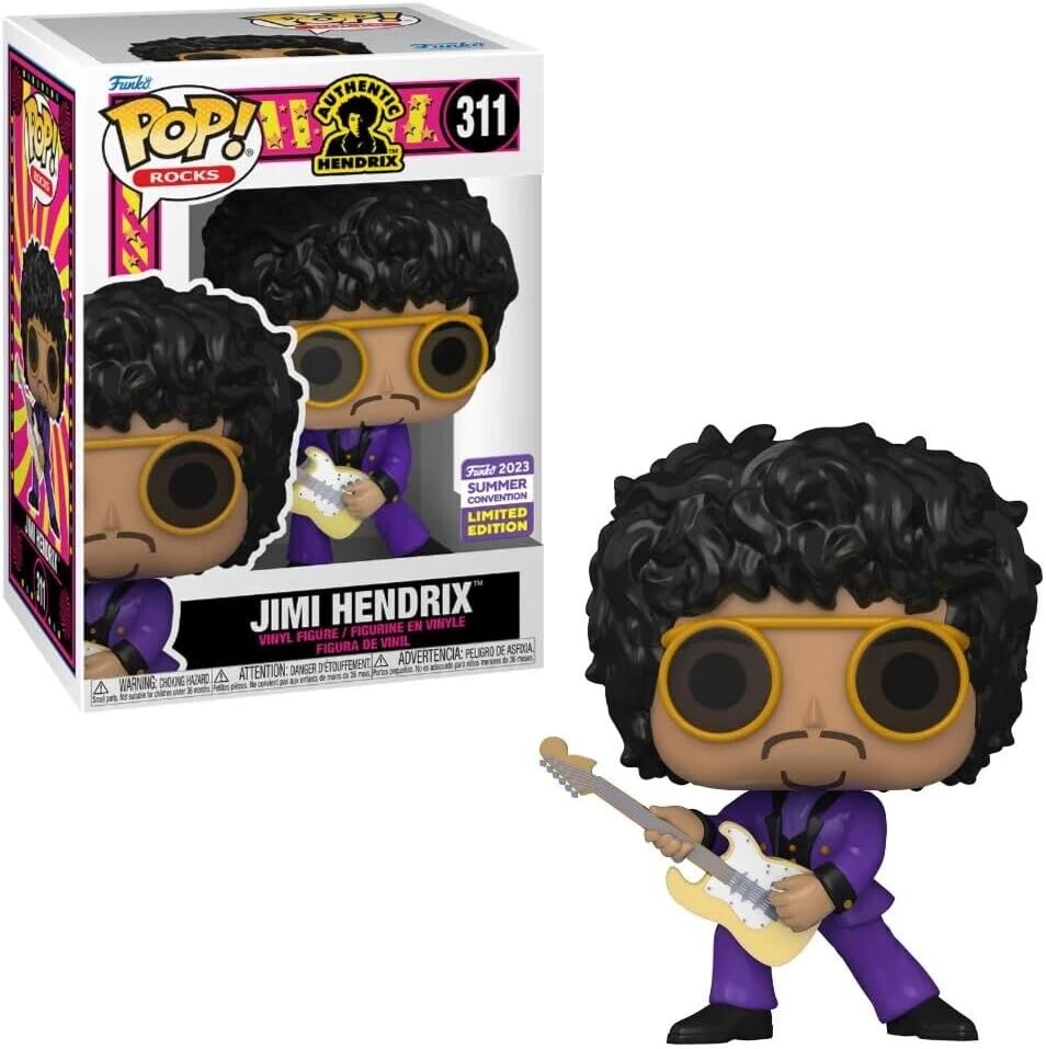Funko Pop Rocks - Jimi Hendrix 2023 Summer Convention Ltd Edition #311